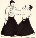 mae ryokatadori, men ushi (de la part de tori)